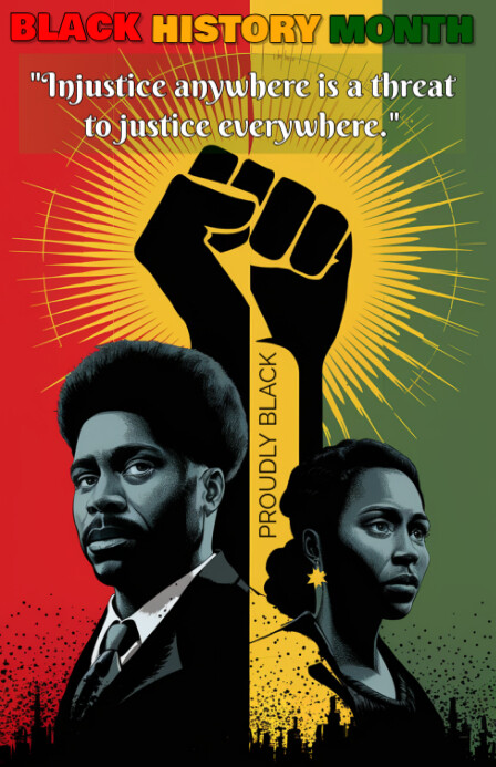 Copy of Black Maximalist Black History Month Flyer Tabloid | PosterMyWall