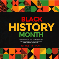 Black Maximalist Black History Month  Instagram Post template