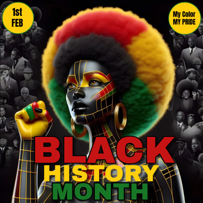 Copy of Black Maximalist Black History Month Instagram Post | PosterMyWall