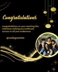 Black Maximalist Black  Instagram Portrait template