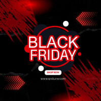 Black Maximalist Black/red/elegant/black Friday/shopping/sale/bold/discount/gradient/edgy Grunge Ins Instagram Plasing template