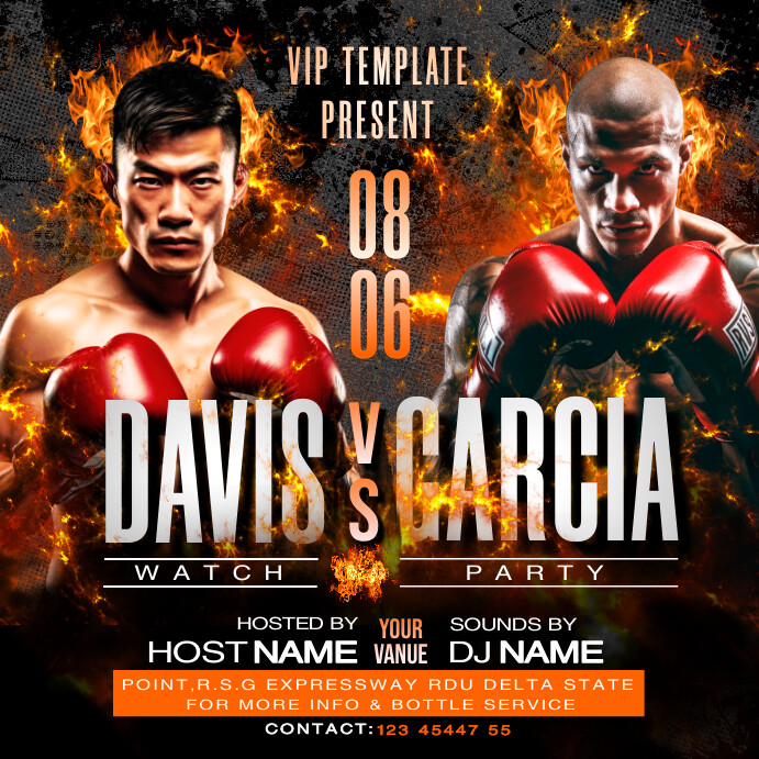 4.23K+ Free Boxing Poster Templates PosterMyWall