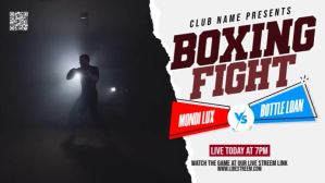 Black Maximalist Boxing Youtube Thumbnail Youtube Thumbnail template