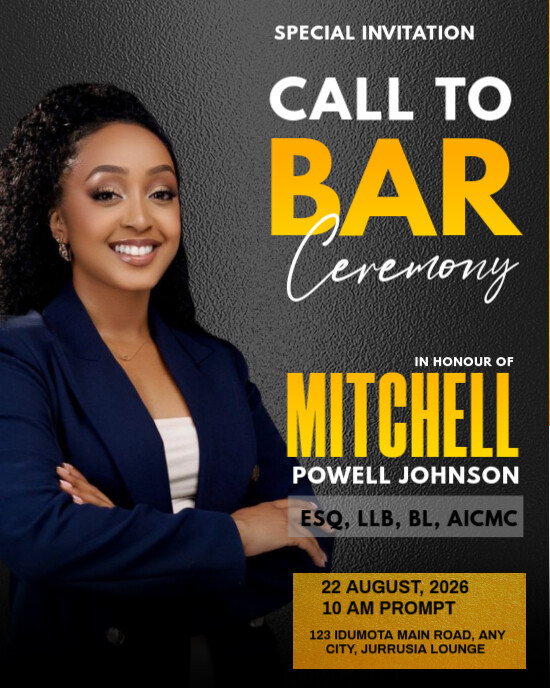 Black Maximalist Call To Bar Instagram Portrait template