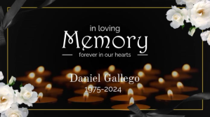 Black Maximalist Candle Funeral Twitter Post template