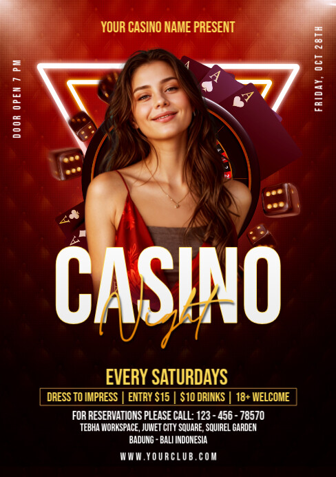 Black Maximalist Casino Night Party Flyer A5 Template | PosterMyWall Black Maximalist Casino Night Party Flyer A5 Template | PosterMyWall