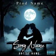 Black Maximalist Cd Mixtape Album Cover template