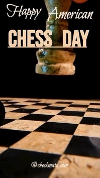 Black Maximalist Check Mate American Chess Da Instagram Reel template