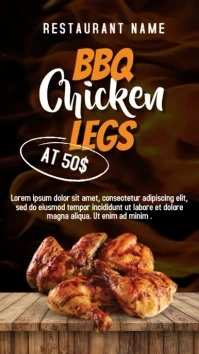 Black Maximalist Chicken  Instagram Story template
