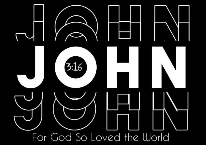 Black Maximalist Christian Tee Design A3 template
