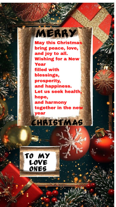 Copy of Black Maximalist Christmas Instagram Story | PosterMyWall