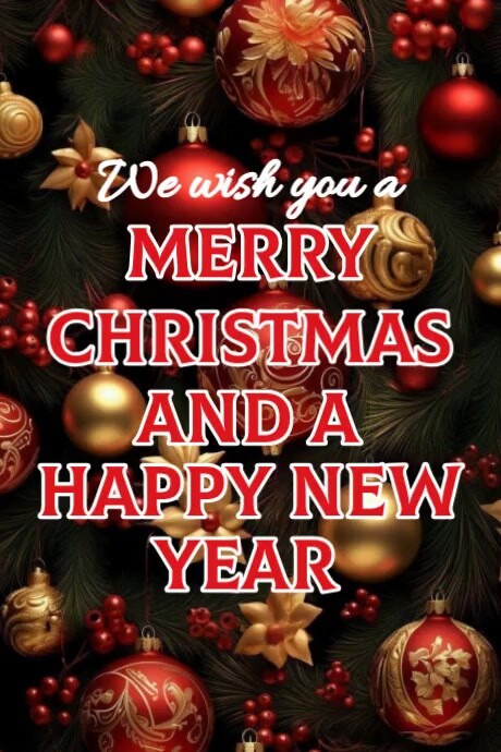 Black Maximalist Christmas Wish Poster Template | PosterMyWall