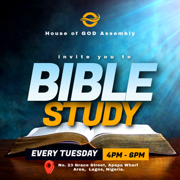 Copy of Black Maximalist Church Bible Study Instagram Post | PosterMyWall