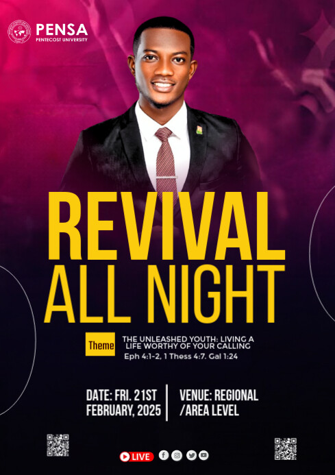 Black Maximalist Church Flyer A4 Template | PosterMyWall