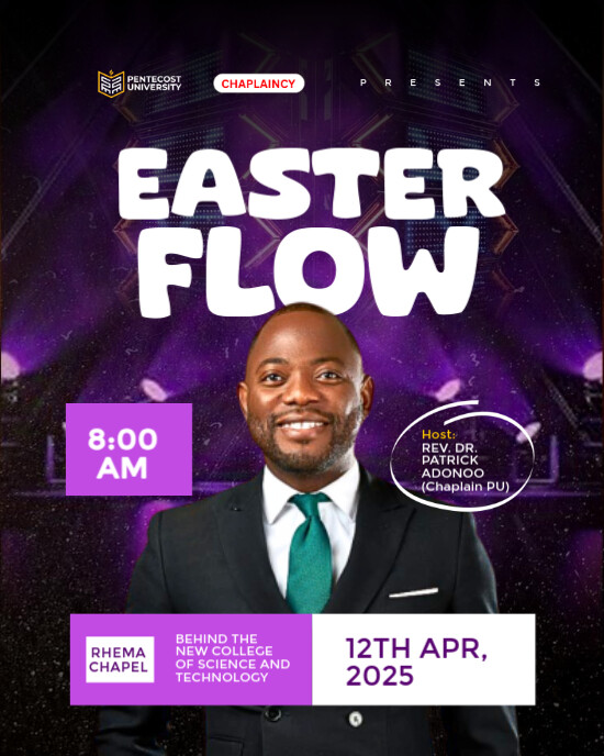 Copy of Black Maximalist Church Flyer Instagram Portrait | PosterMyWall