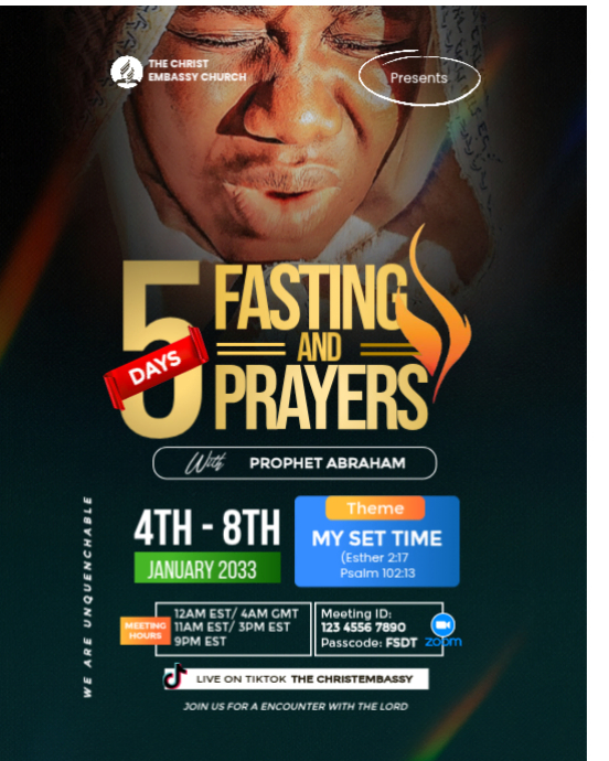 Copy of Black Maximalist Church Flyer Instagram Portrait | PosterMyWall