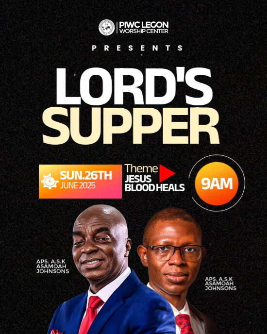 Black Maximalist Church Flyer Instagram Portrait Template | PosterMyWall