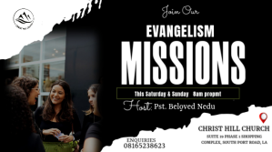 Black Maximalist Church Outreach Digital Display (16:9) template