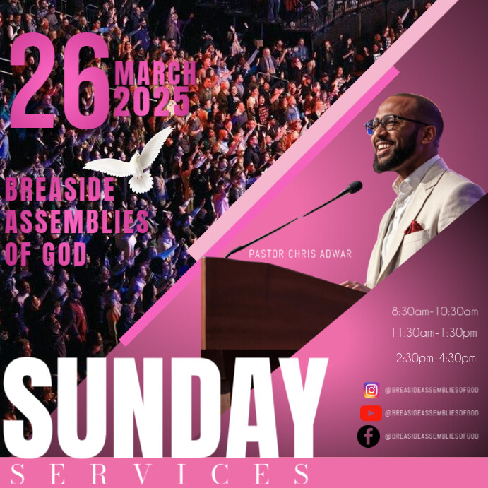 Copy of Black Maximalist Church Service Instagram Post | PosterMyWall