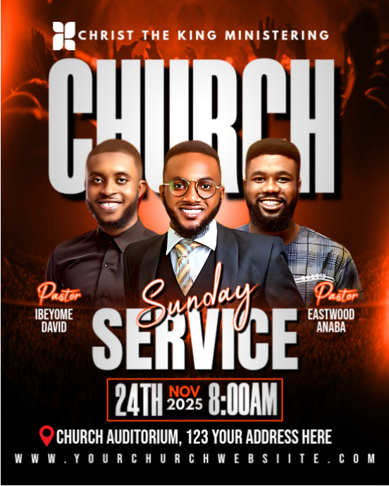 Copy of Black Maximalist Church Sunday Service Instagram Portrait ...