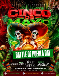 Preto Cinco de Mayo Celebration Flyer Template