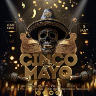 Black Maximalist Cinco de Mayo Celebration Instagram Post Video template