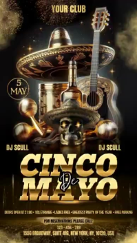 Sort Cinco de Mayo Celebration Rolka Instagram Template