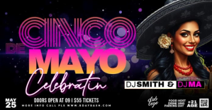 Preto Black Maximalist Cinco De Mayo Facebook Shared Image Gambar Bersama Facebook Template