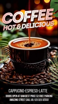 Negro Coffee Promotion Instagram-Story Template