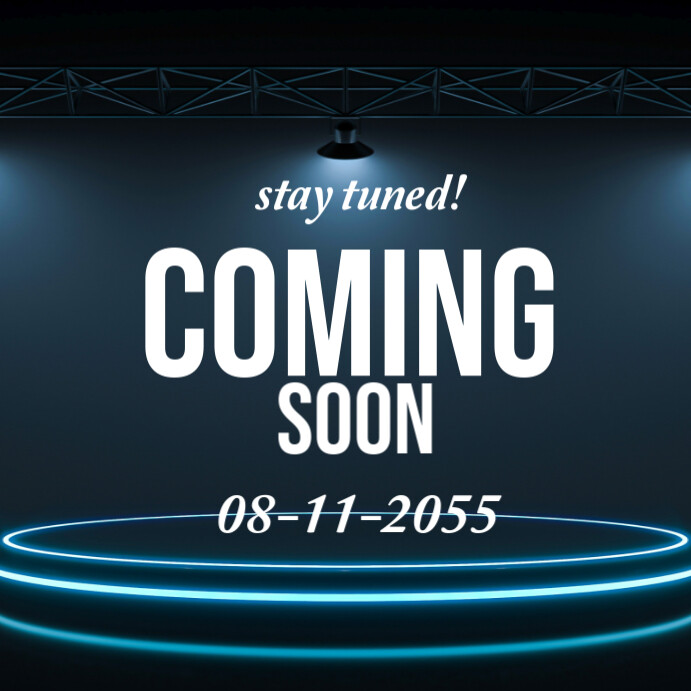 Black Maximalist Coming Soon Celebration Temp Template | PosterMyWall