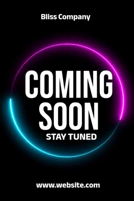 Coming Soon Announcement Template | PosterMyWall