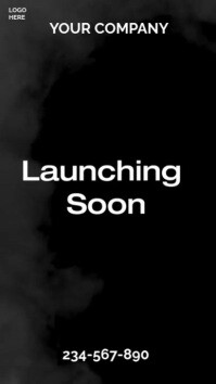Black Company Launch Цифровой дисплей Template