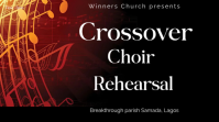 Black Maximalist Crossover Choir Rehearsal  Youtube Thumbnail template
