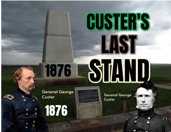 Black Maximalist Custer's Last Stand Template  Flyer (us Letter) 传单(美国信函)