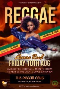 Black Maximalist Da Banner 4' × 6' template