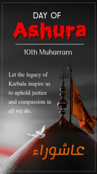Black Maximalist Day Of Ashura Instagram Story Instagram-Story template