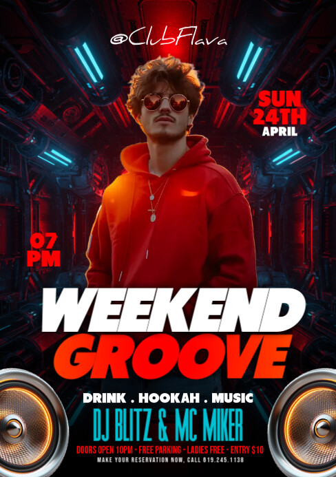 Black Maximalist Dj A5 template