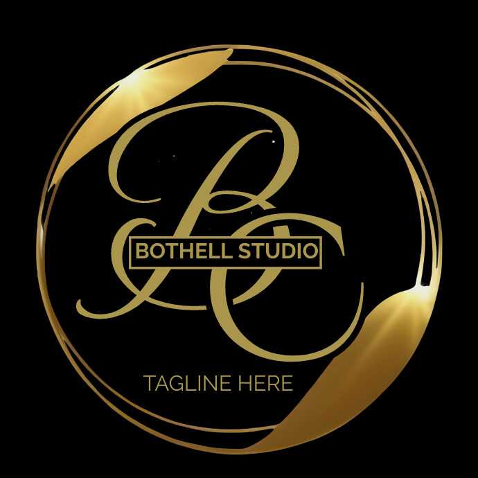 Copy of Black Maximalist Editable Custom Logo | PosterMyWall