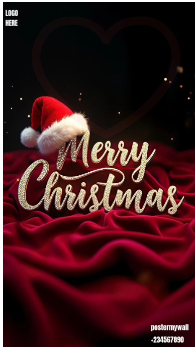 Copy of Black Maximalist Elegant Merry Christmas Greeting Instagram ...