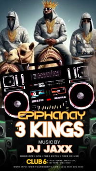 Black Maximalist Epiphany Video Ads Instagram Story template