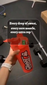 Black Maximalist Exercise Instagram Reel template