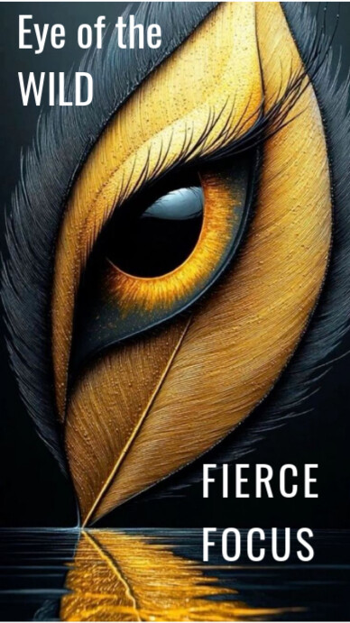 Black Maximalist Eye Of The Wild: Fierce Focus Instagram Story template