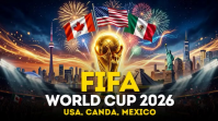 Black Maximalist FIFA World Cup 2026 Digital Display Video Digitale Vertoning (16:9) template