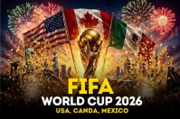 Black Maximalist FIFA World Cup 2026 Poster Video โปสเตอร์ template