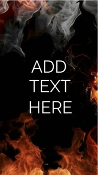 Black Maximalist Fire Background Design Flyer/template Instagram Story
