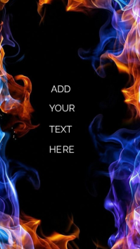 Black Maximalist Fire Backgrounds For Foods,pirates And Halloween Designs Flyers/template  Instagram