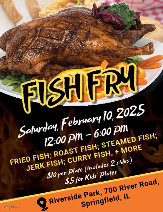 Copy of Black Maximalist Fish Fry Flyer (us Letter) | PosterMyWall