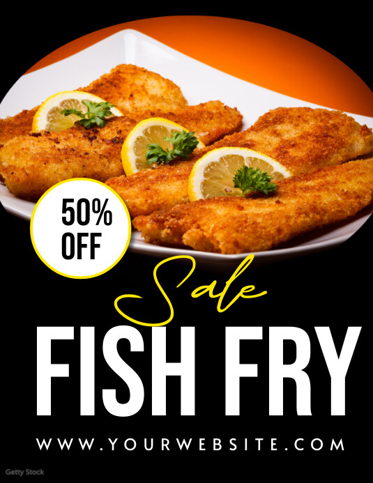 Copy of Black Maximalist Fish Fry Flyer (us Letter) | PosterMyWall