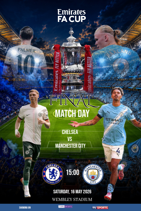 Football Match Final Posters Template | PosterMyWall