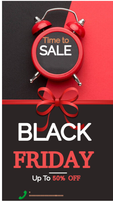 Black Maximalist Friday Facebook Story template